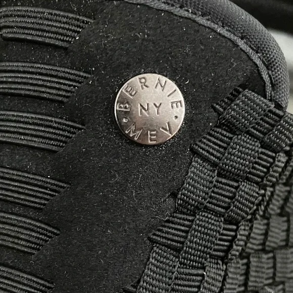 NEW Bernie Mev Victoria Woven Walking Shoe Black Slip On Sneaker US 11 EU 42 NIB - Picture 5 of 12